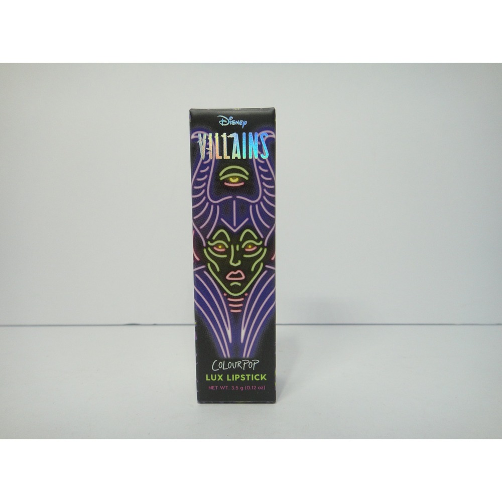 ColourPop Disney Villains Lux Creme Lipstick Maleficent NEW with Box Rare HTF